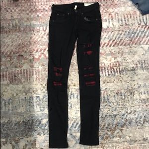 RAG AND BONE PLAID DISTRESSED - 23